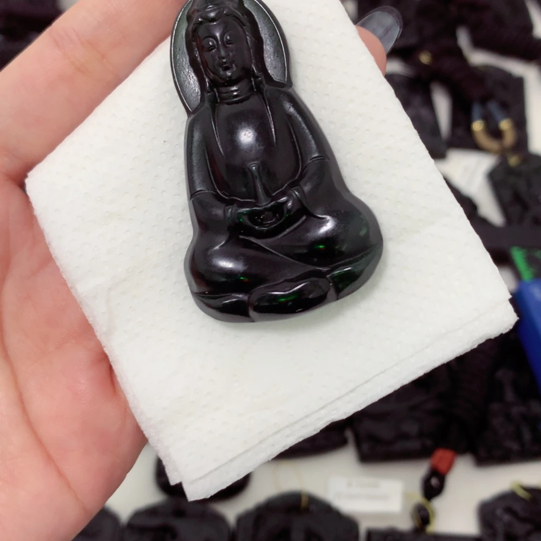 天然a货钢琴黑挂件