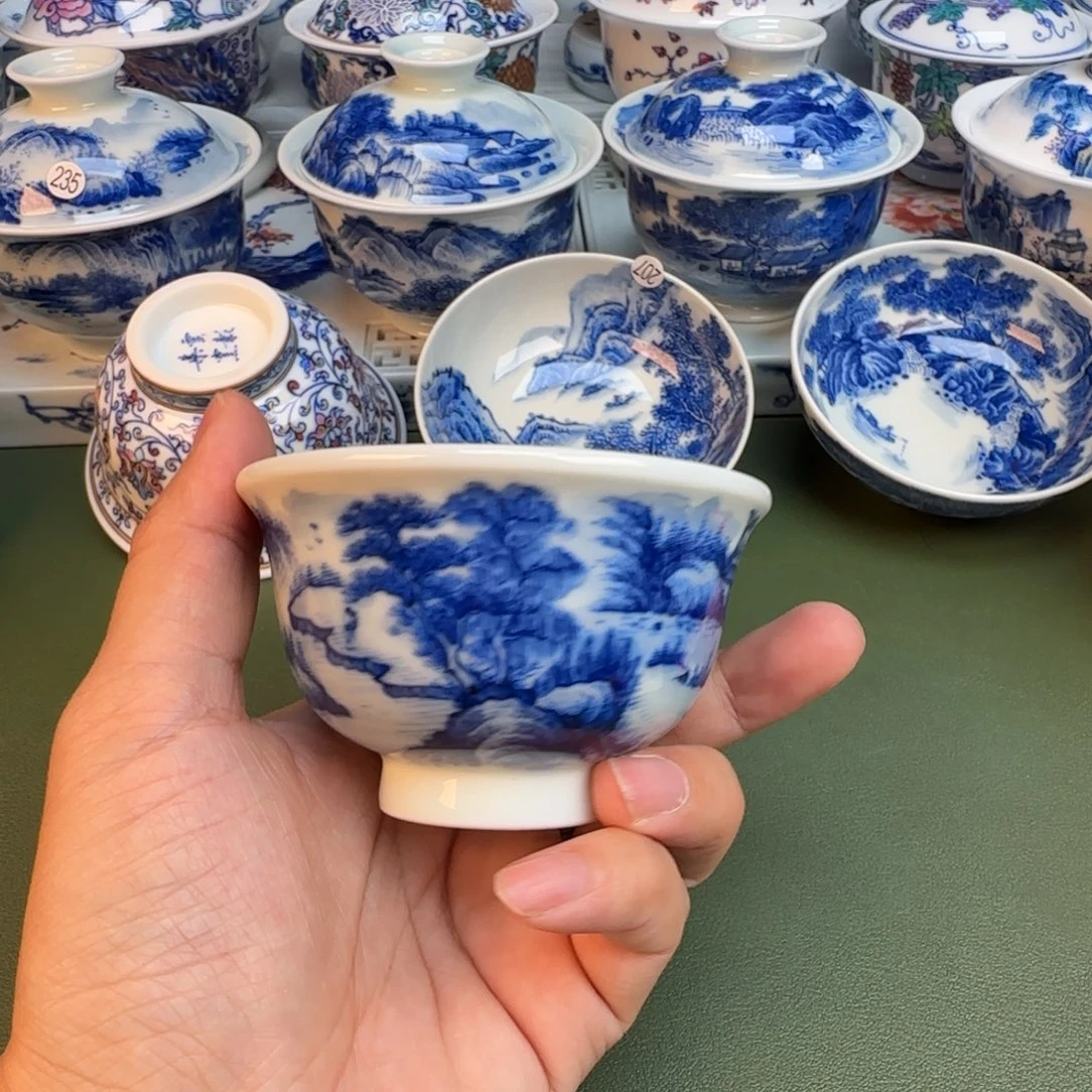 陶纯手工纯手绘茶具236