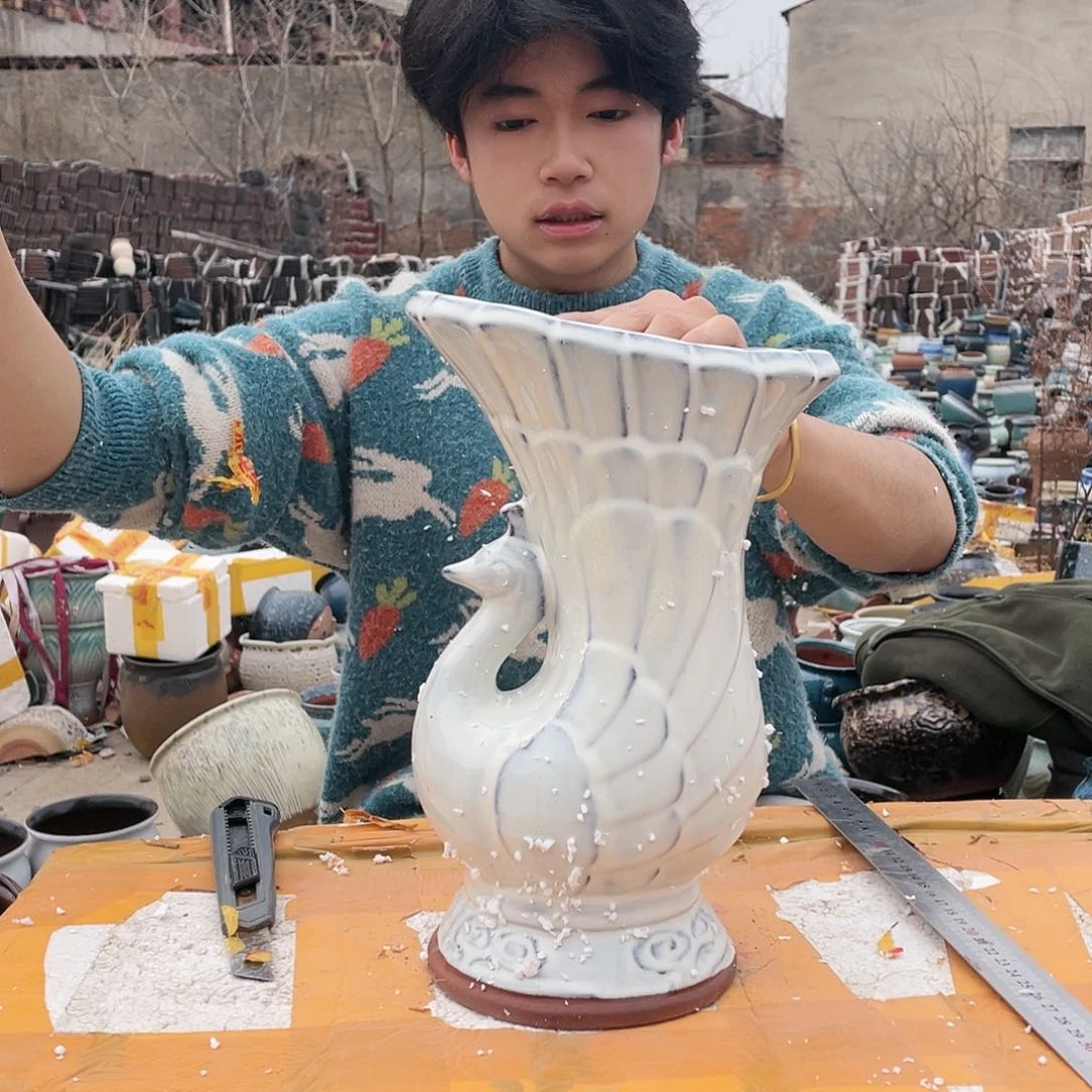 红陶宜兴紫砂花盆
