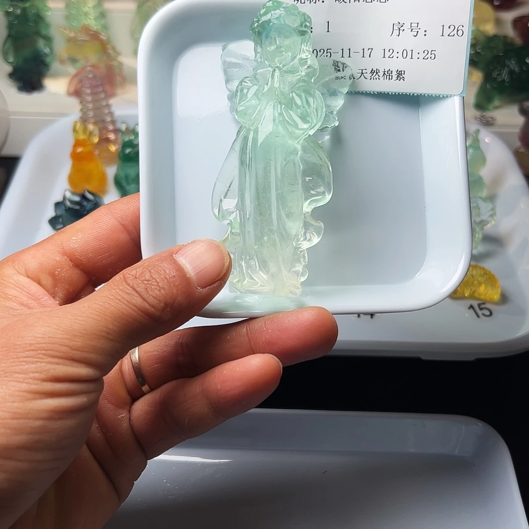 暖***思萤石摆件未镶嵌萤石