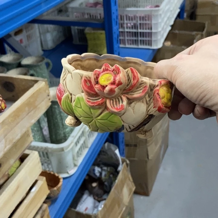 陶瓷花盆单场满9.9发12*7