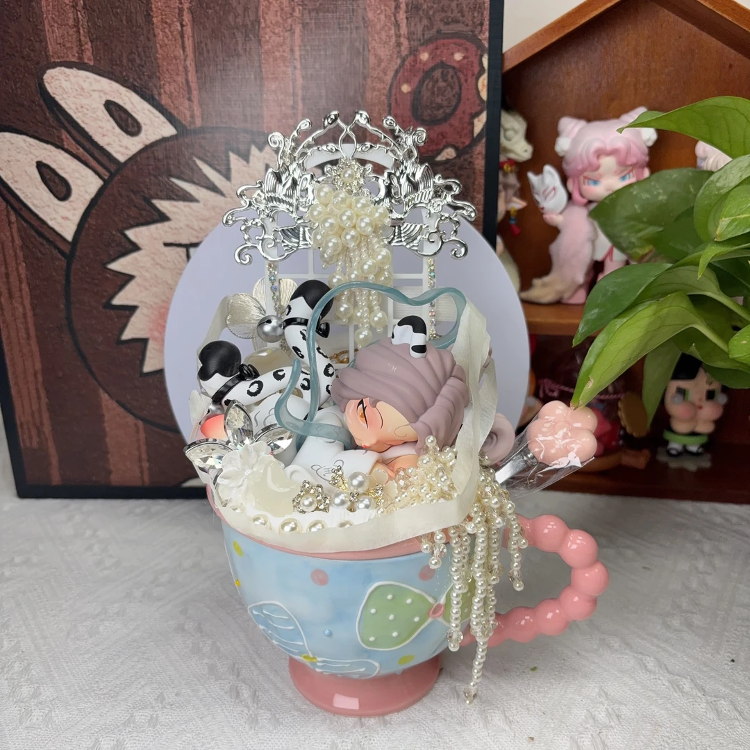高颜值diy手工奶油胶定制杯