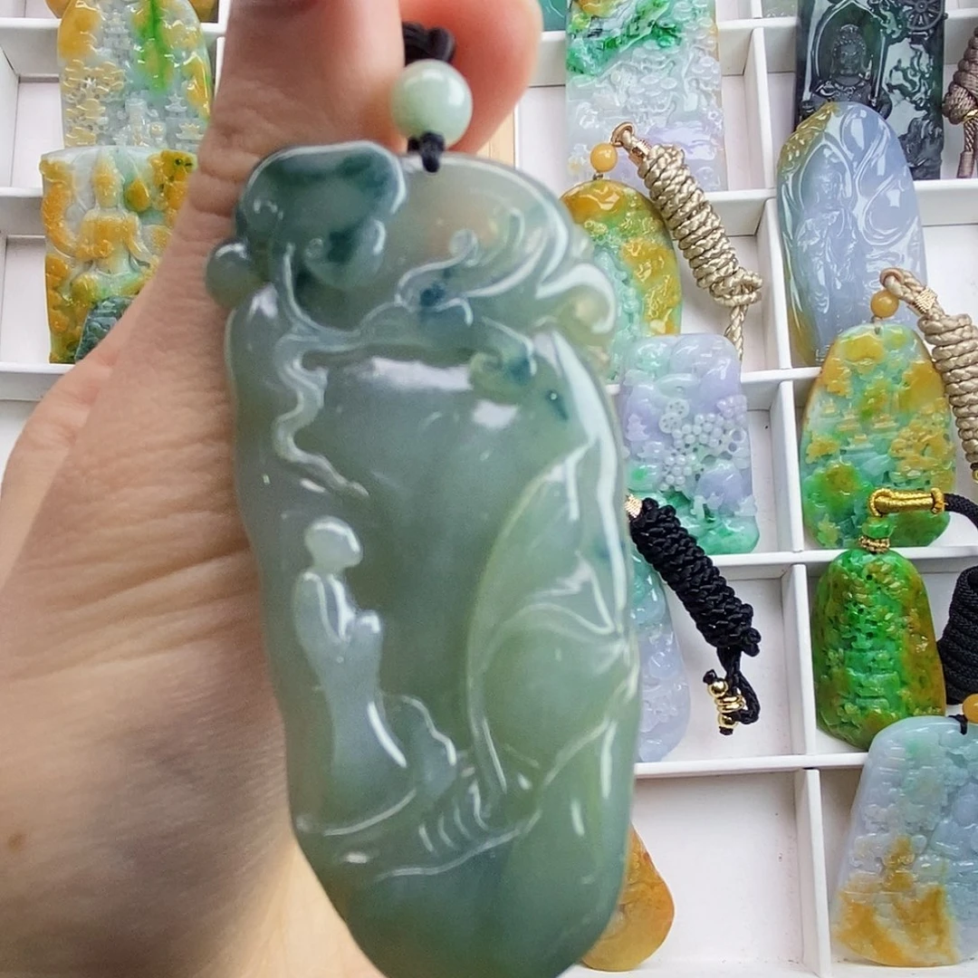 颈饰未镶嵌翡翠翡翠