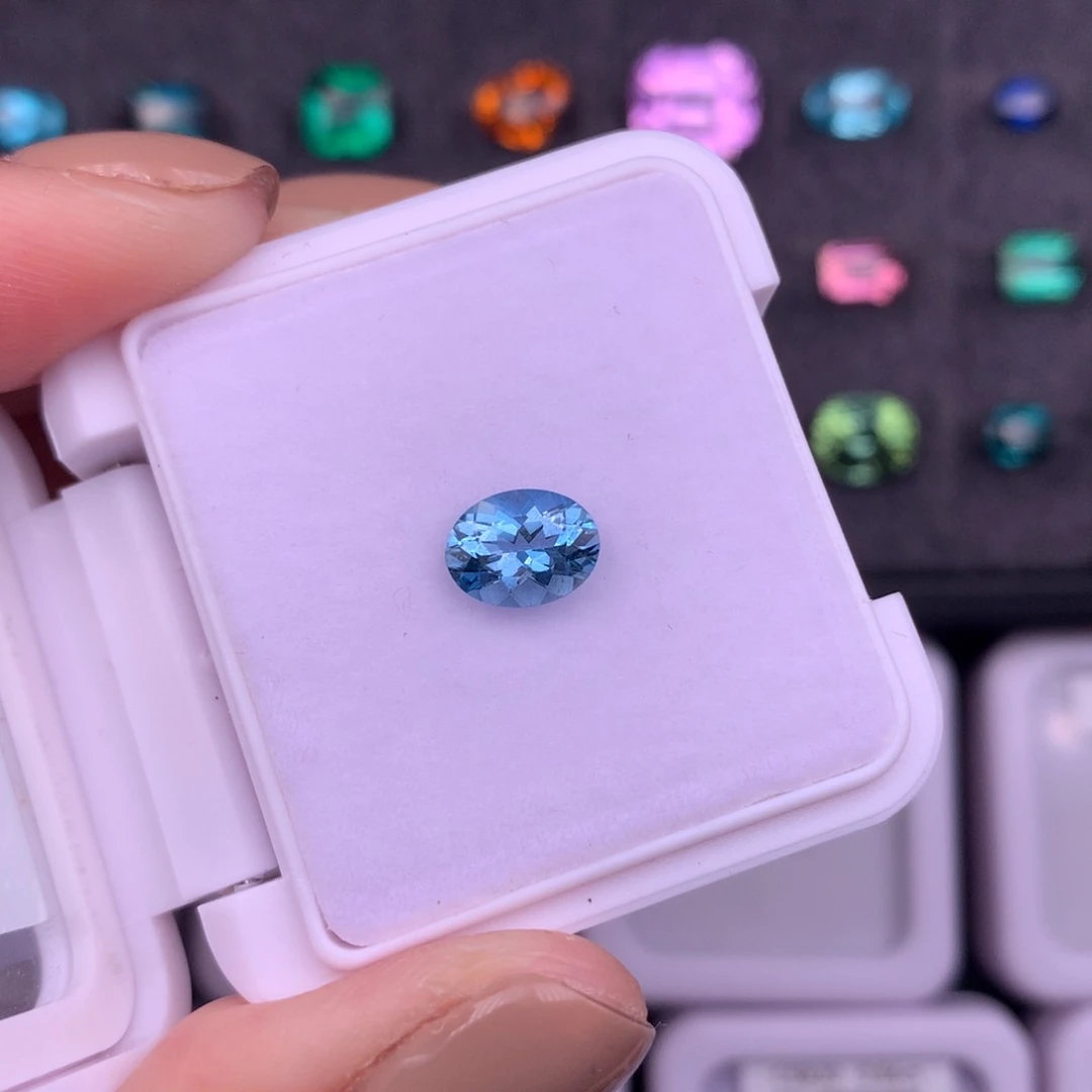 海蓝宝石裸石未镶嵌0.98ct超级圣玛利亚