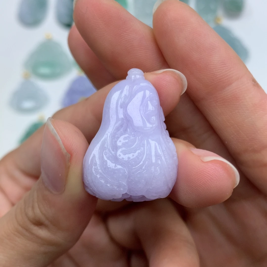翡翠未镶嵌颈饰天然