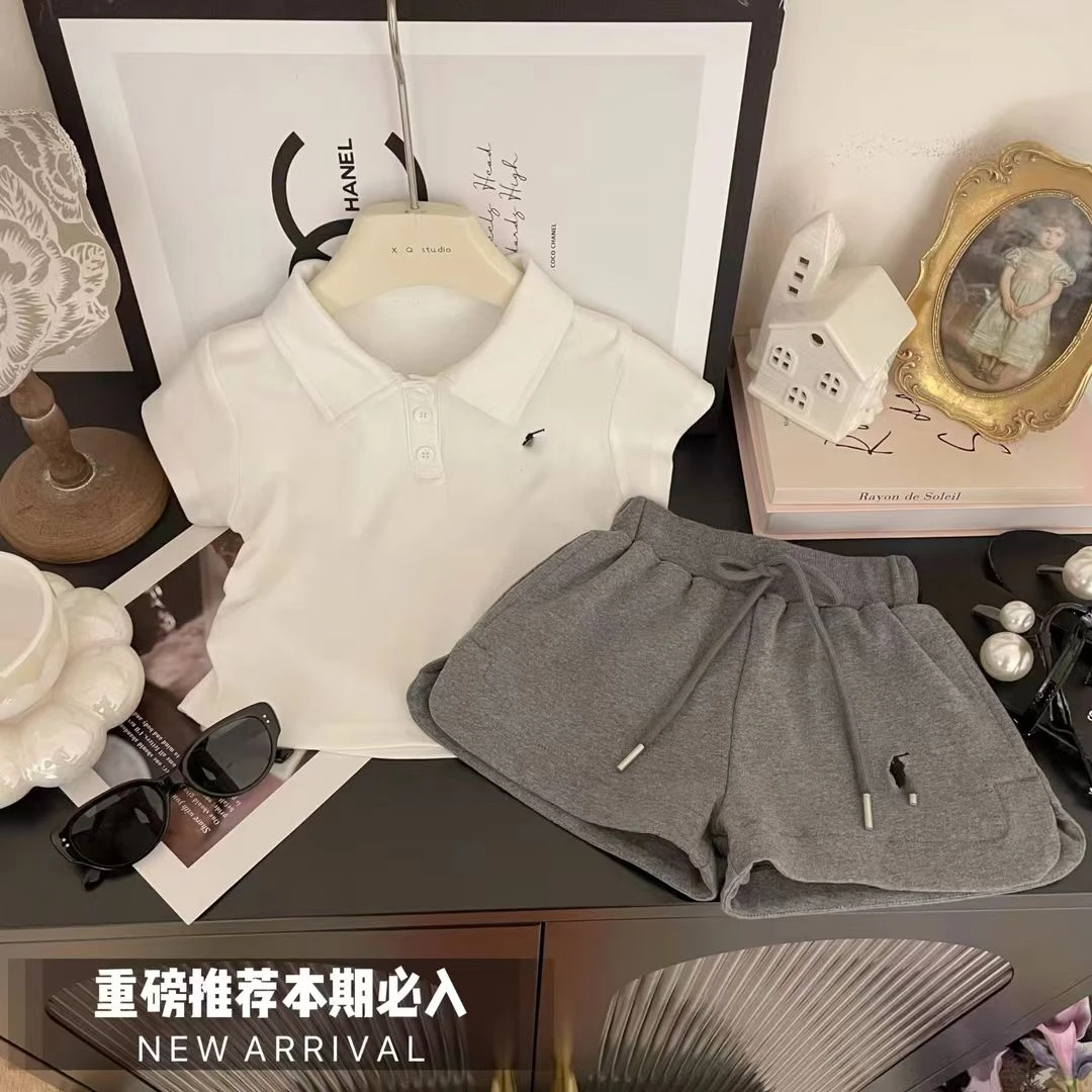女童夏装套装儿童夏季洋气时髦两件套中小童男童大童2025新款