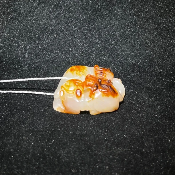 臻藏（8a）和田玉瑞兽2505230009