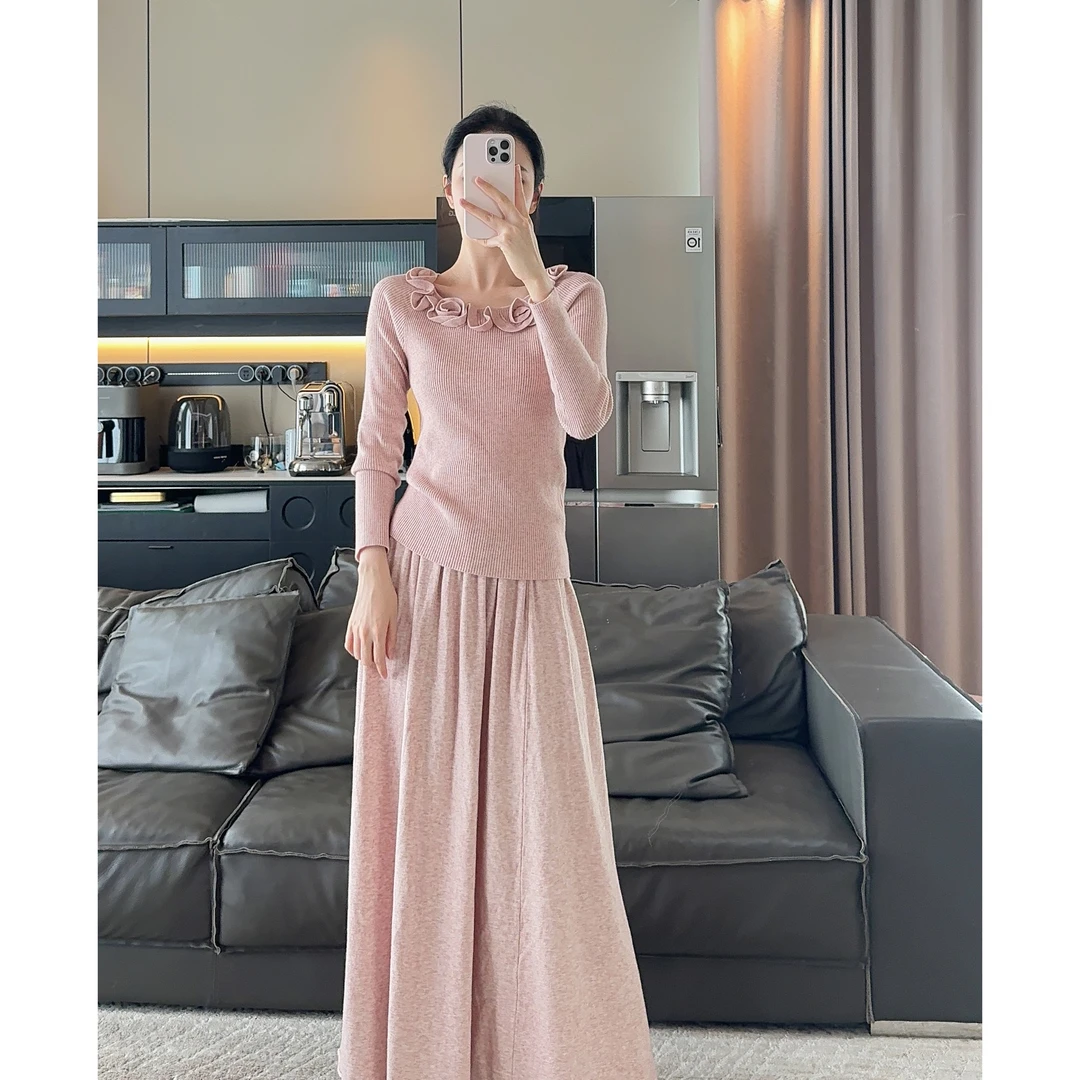 Zwinnie/詹维尼【流星粉针织打底套装】 XH-WLY202502