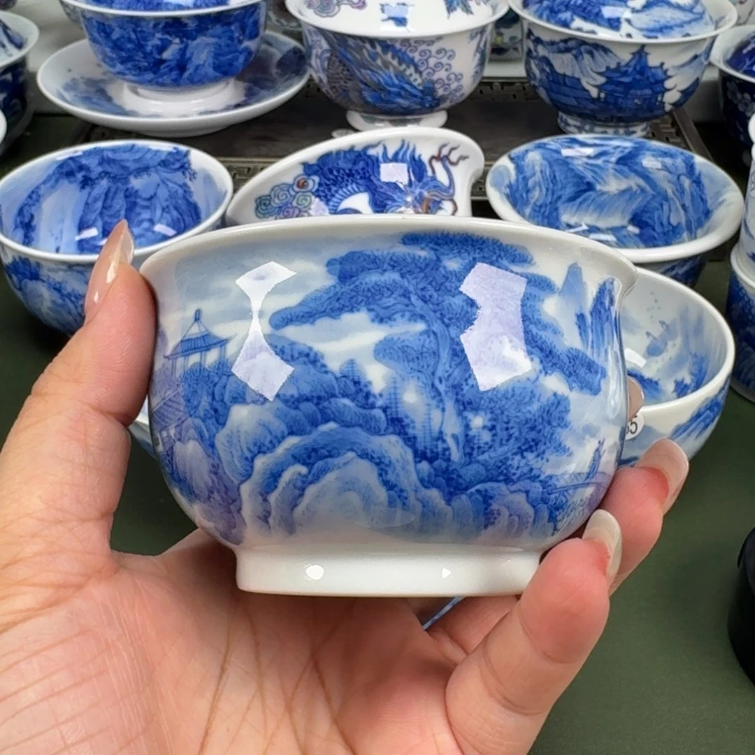 景德镇纯手工手绘茶器蒙蒙342