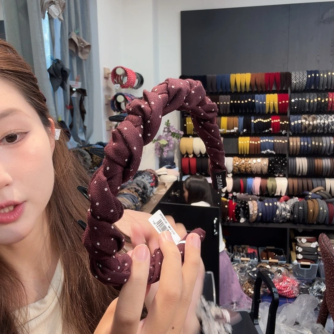 铁合金醋酸（人造纤维）红色波点