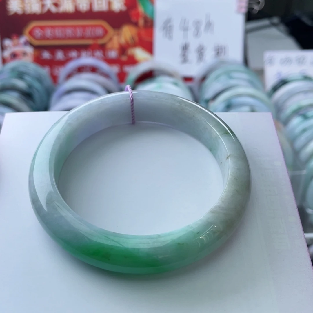 翡翠未镶嵌手镯58