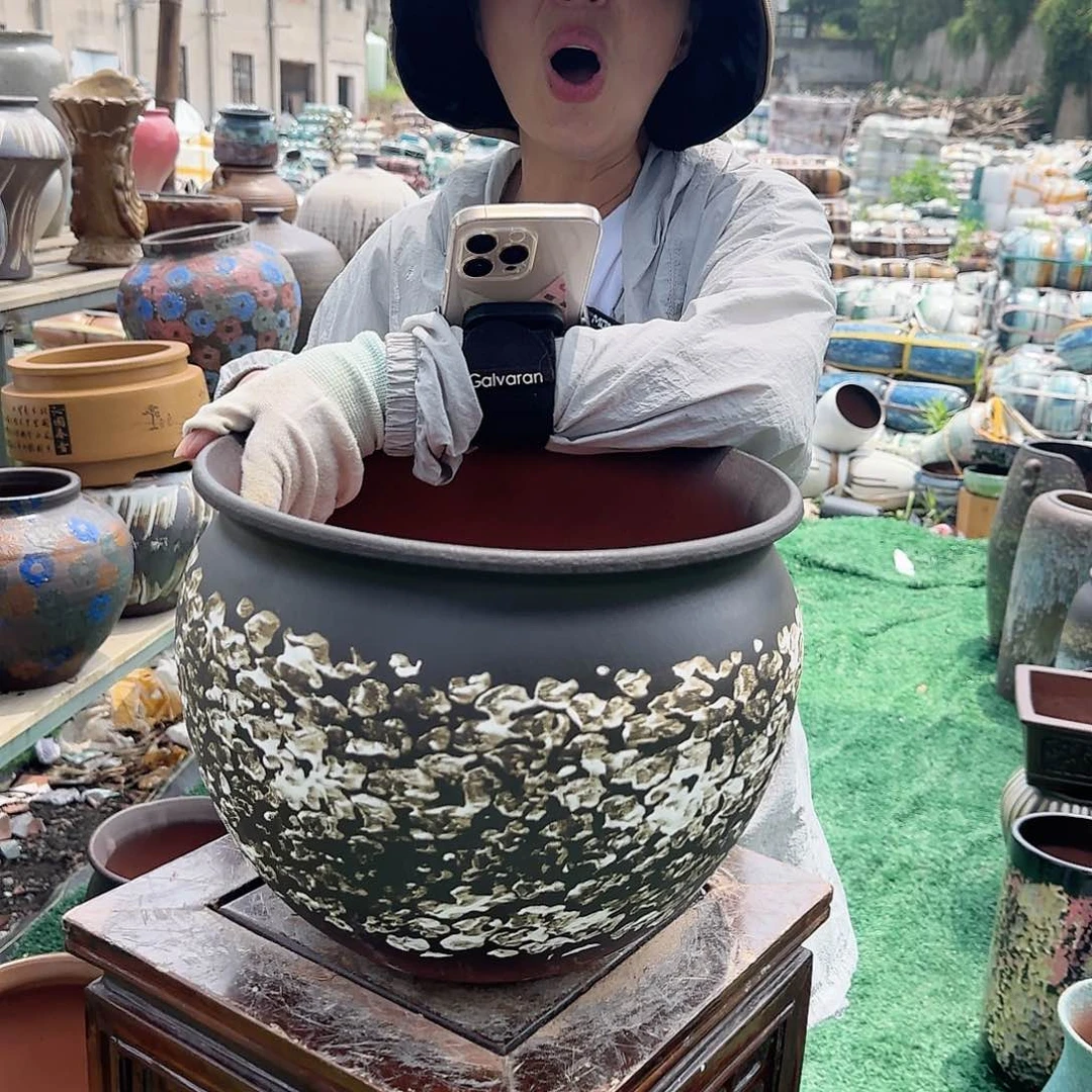 紫砂花盆王嫂花盆0625-636 高25口30