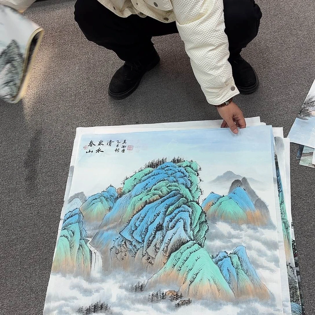 国画国画作品多次在国内外大展