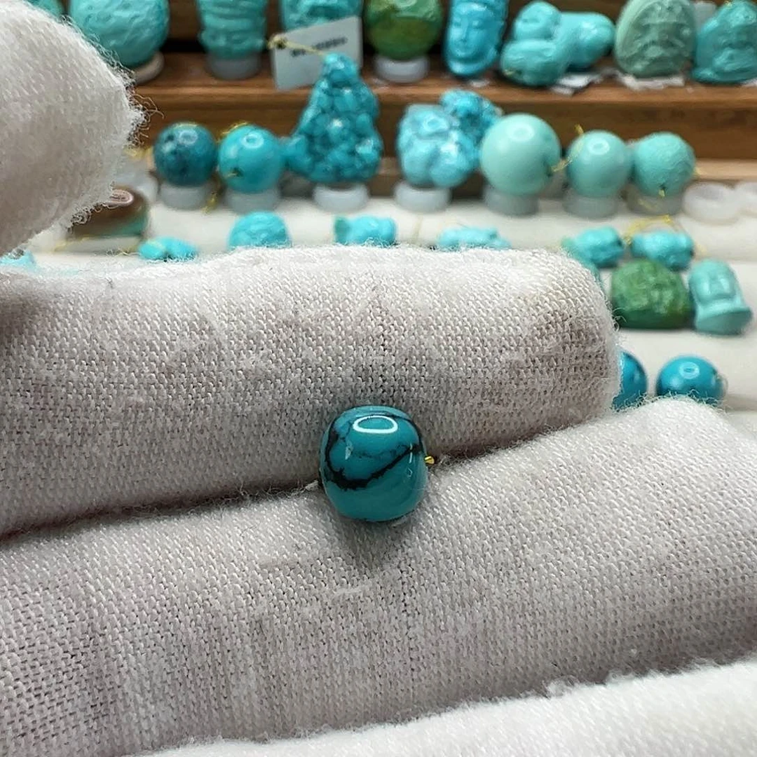 绿松石老型珠 未镶嵌