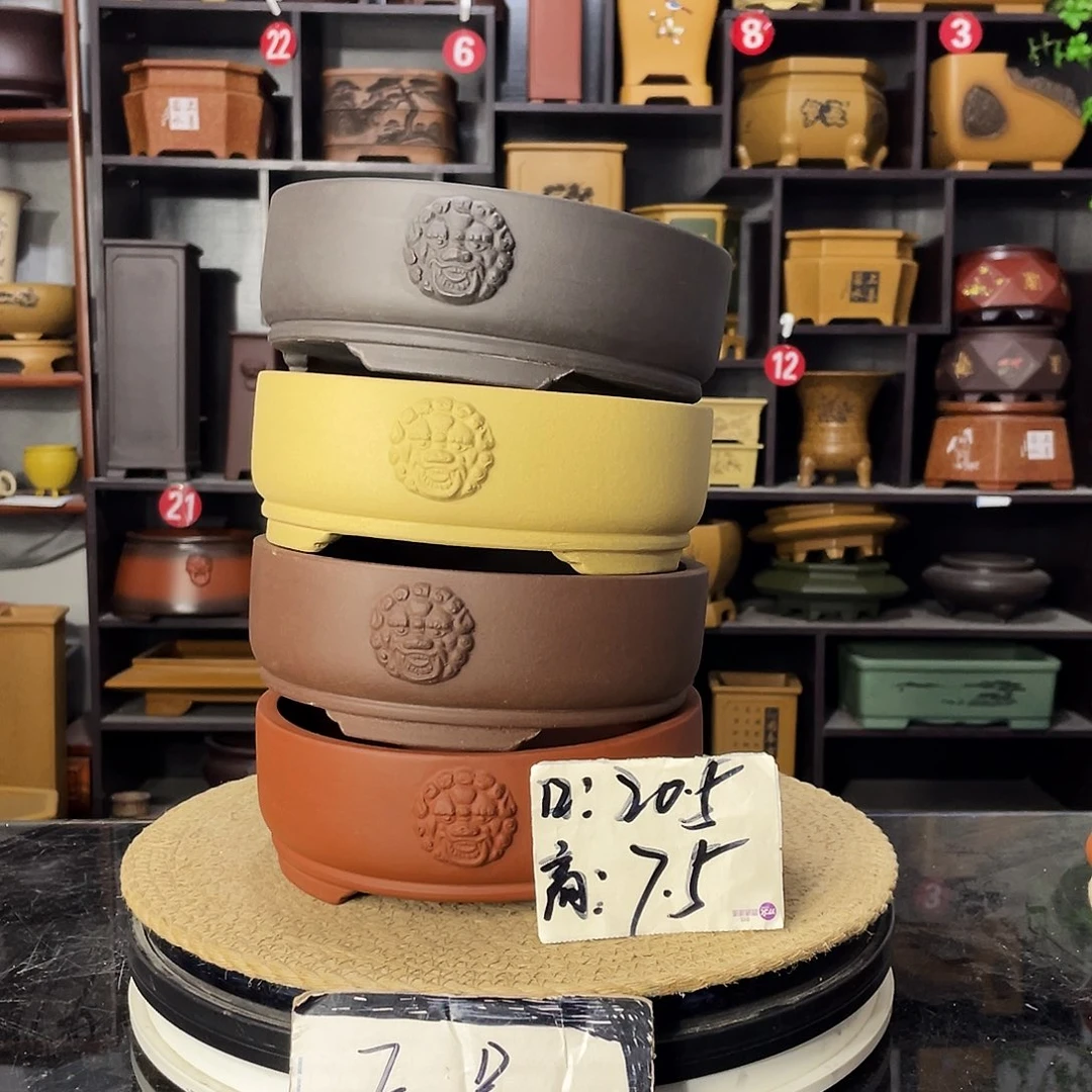 D-盆尚好紫砂花盆