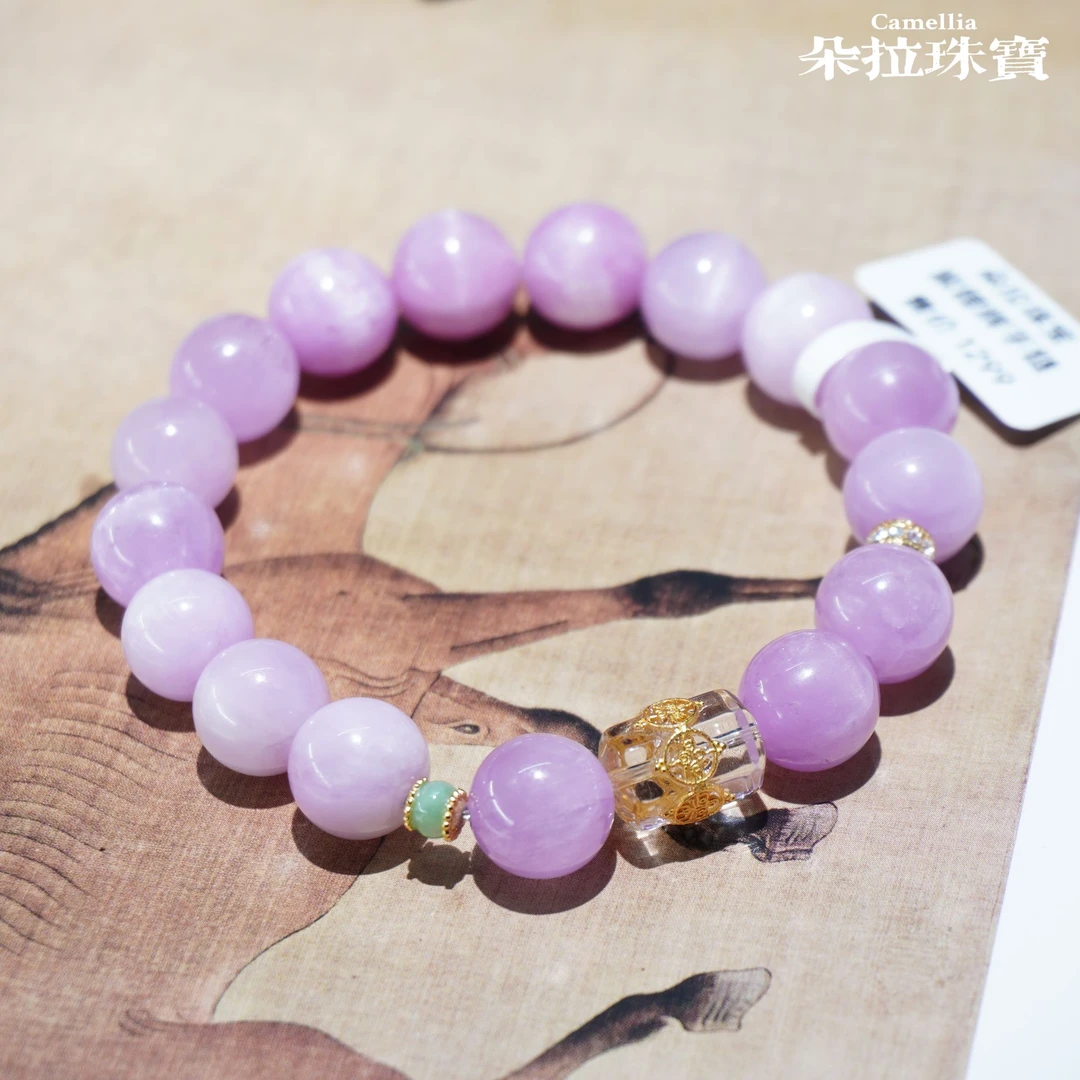 朵拉珠宝 3108 紫锂辉手串  多样性发其一