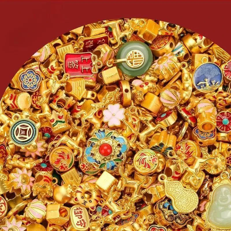 A01-099系列拍版 非金属diy手链 配件 新中式原创 原创编绳