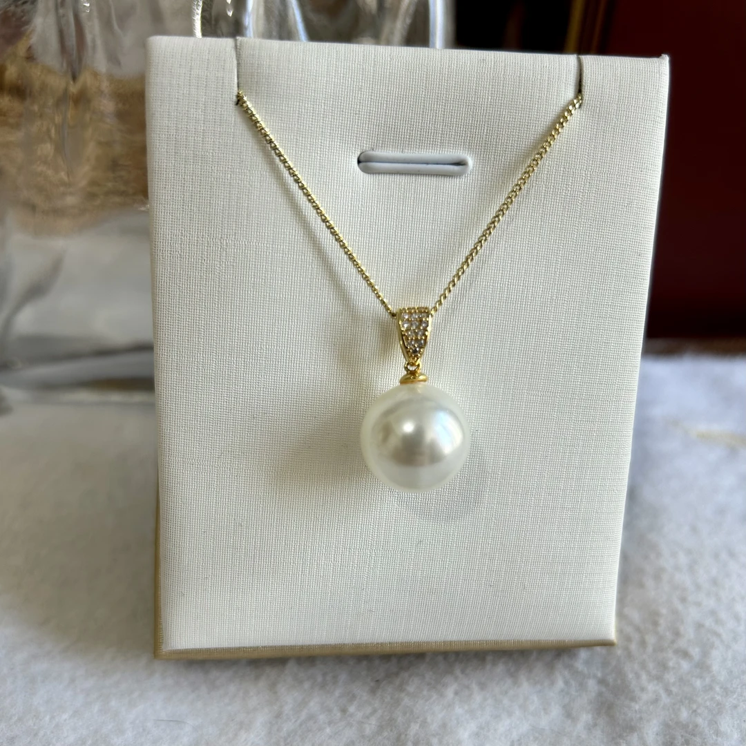 合金项链 【老颜专属】14mm龙珠吊坠百搭不挑人都灵贝珠吊坠大点位