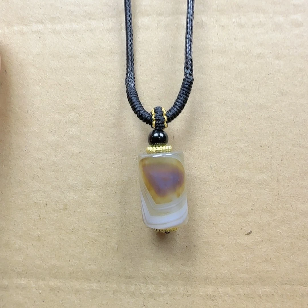 玛瑙/玉髓未镶嵌锁骨