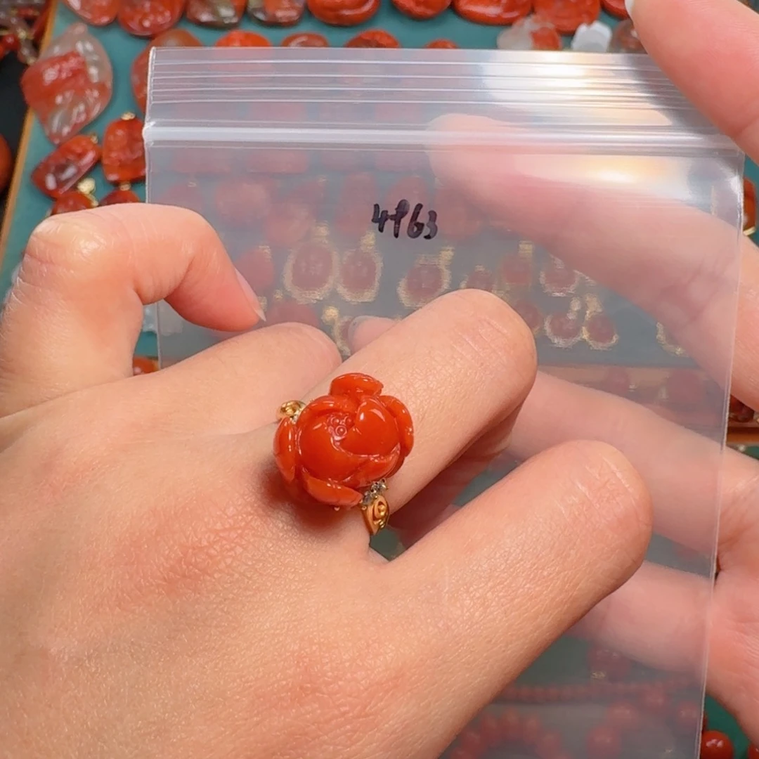 南红玛瑙南红银S925镶嵌