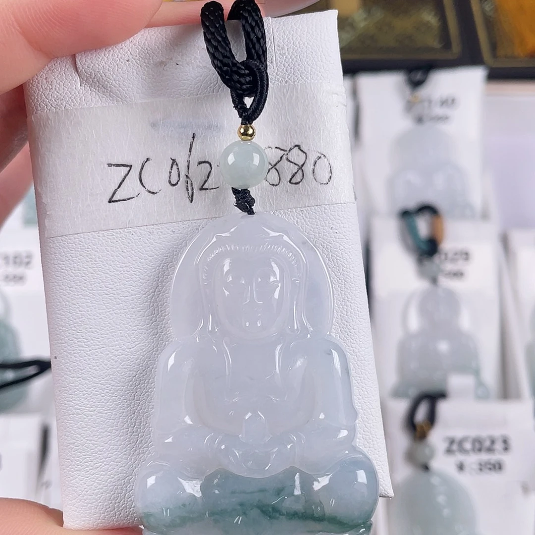 翡翠未镶嵌颈饰zc062