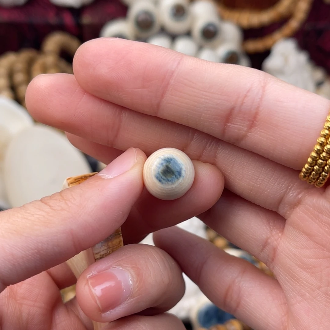 猛犸象牙手串/手链/手镯12蓝眼