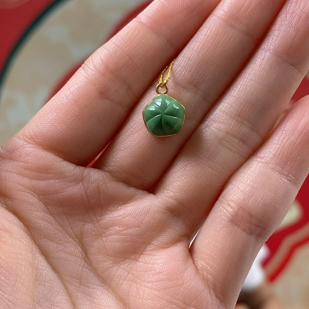 绿松石18K金镶嵌珠宝奇石