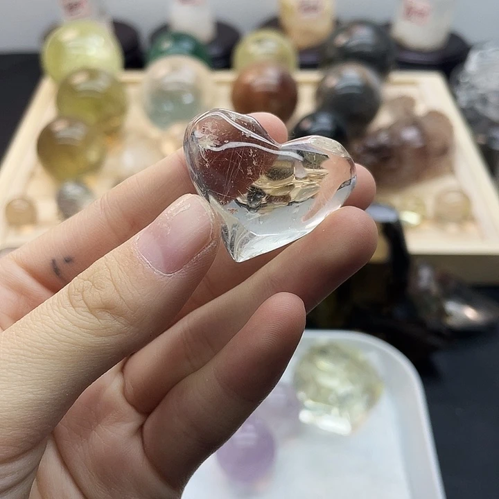 未镶嵌水晶珠宝半成品97水晶