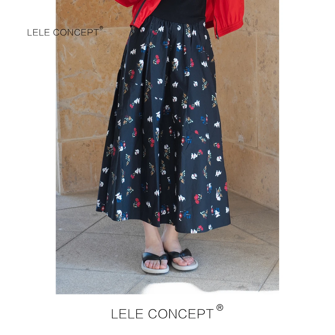 LELE CONCEPT丨小象碎花半身裙Q0650