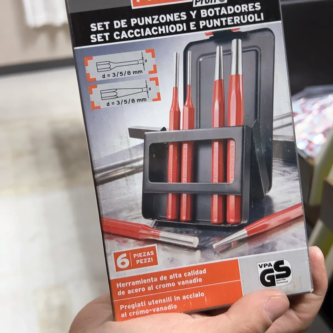 D49 铁盒冲子套装6支