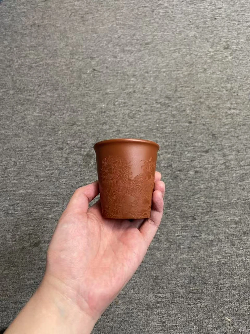 可乐杯 黄龙山原矿朱泥紫砂杯茶具 16878