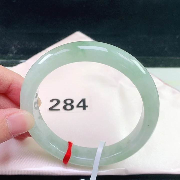 未镶嵌手镯翡翠61.4圈口284