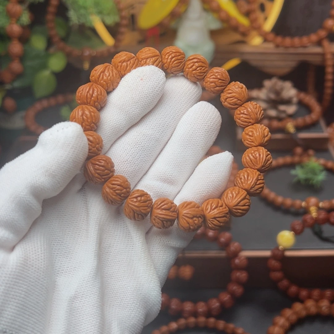 吊坠桃核1.3盘龙爆肚手串