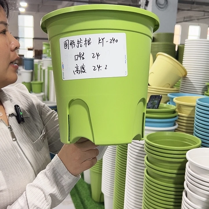 正品圆控口24高24绿色无托8只