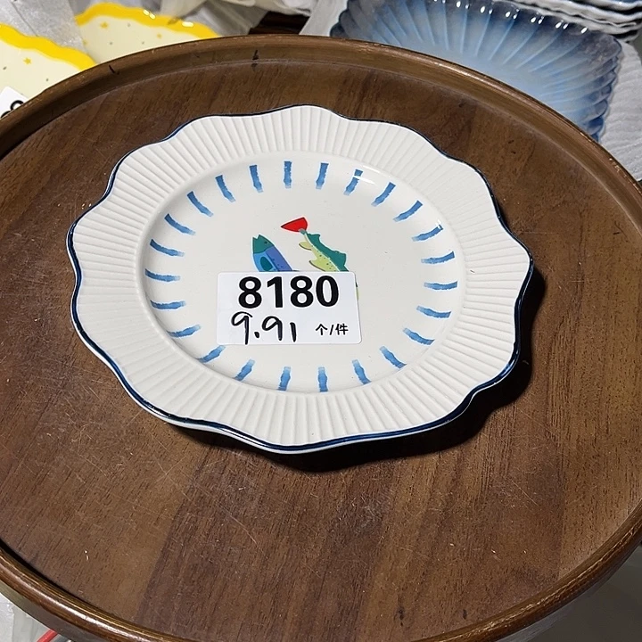 瓷微瑕外贸餐具8180