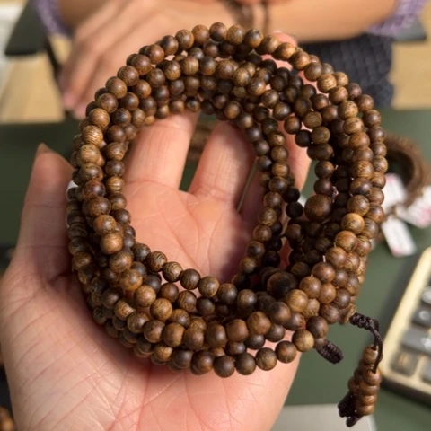 沉香手串白棋8克卡0.5多样性发1串