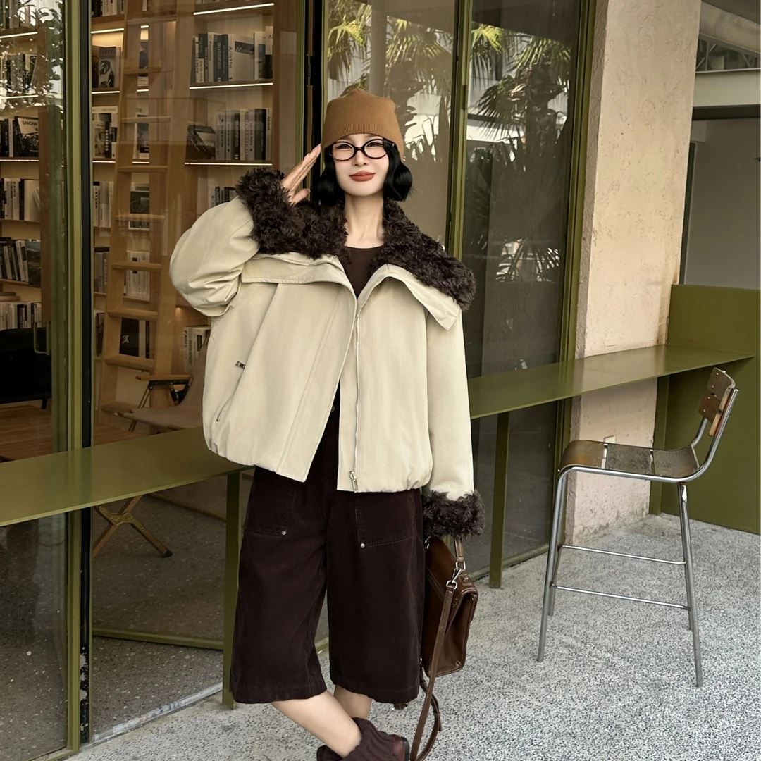 6235款翻领冬季女士保暖外套 1270