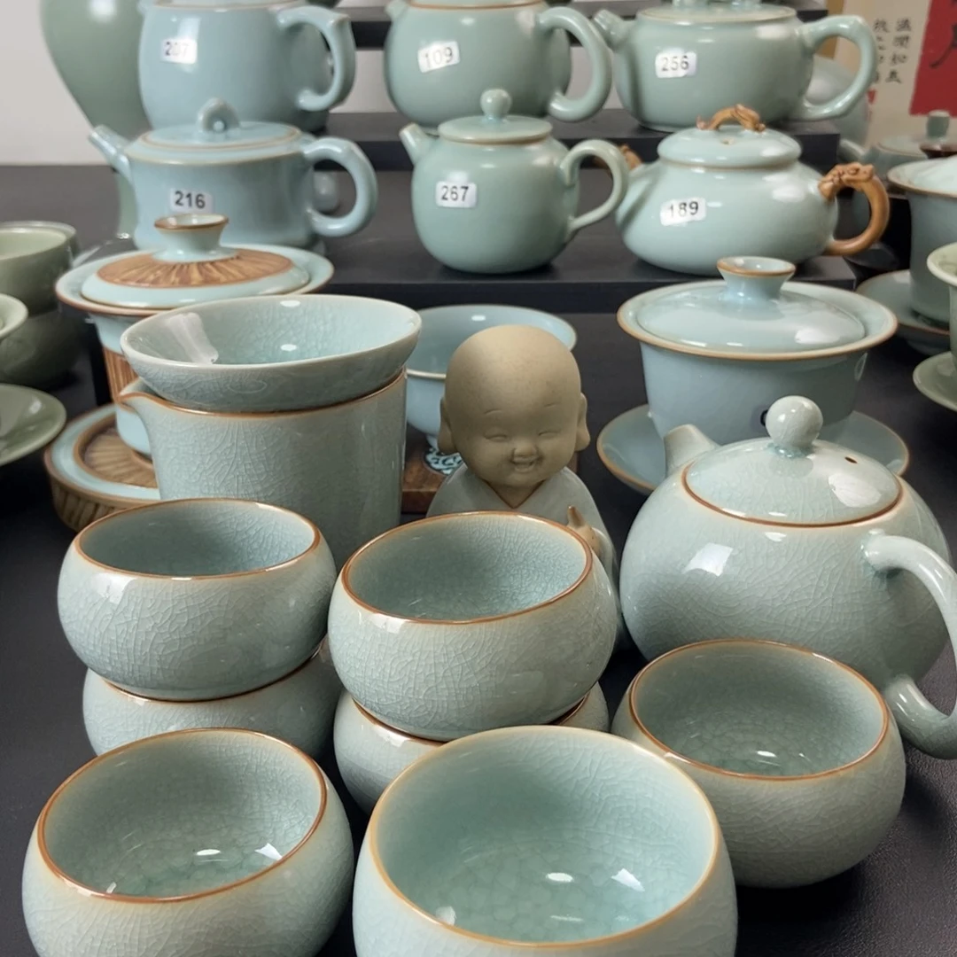 恰***花一级品冰花釉十一件套