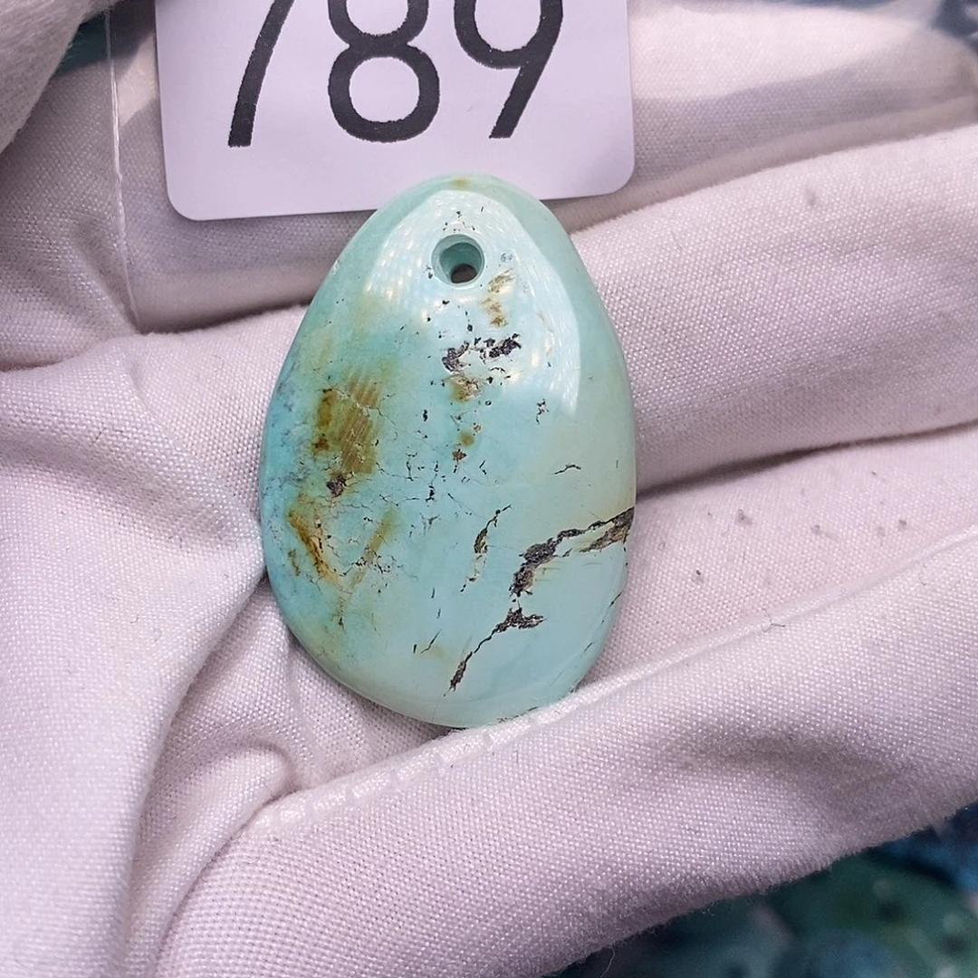 绿松石未镶嵌珠宝半成品