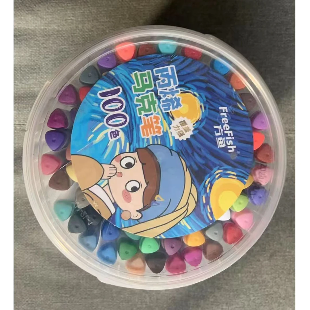 方鱼100色丙烯马克笔-1桶