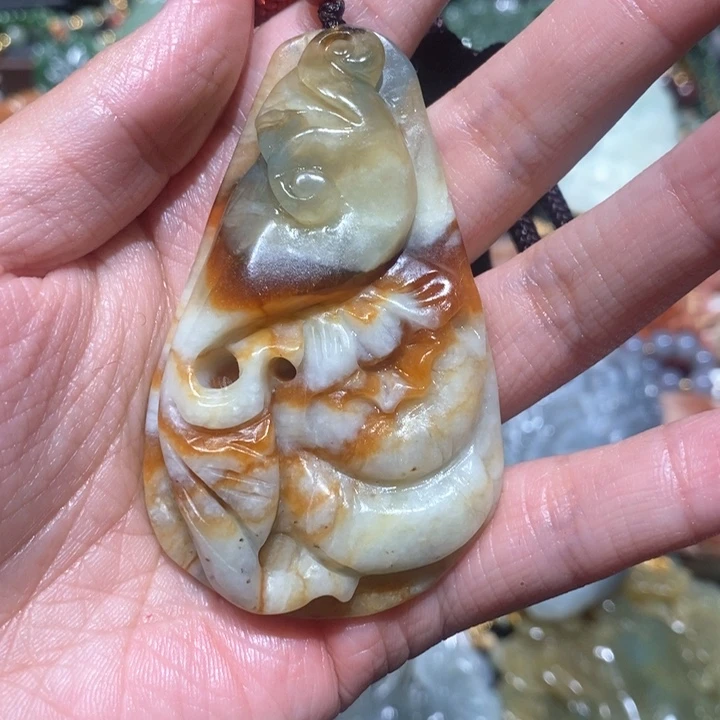 岫玉毛衣链未镶嵌