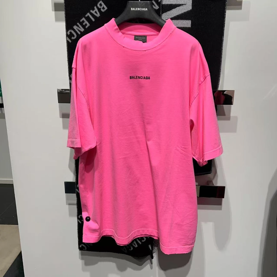 未使用 Balenciaga/巴黎世家 /七七/荧光T恤