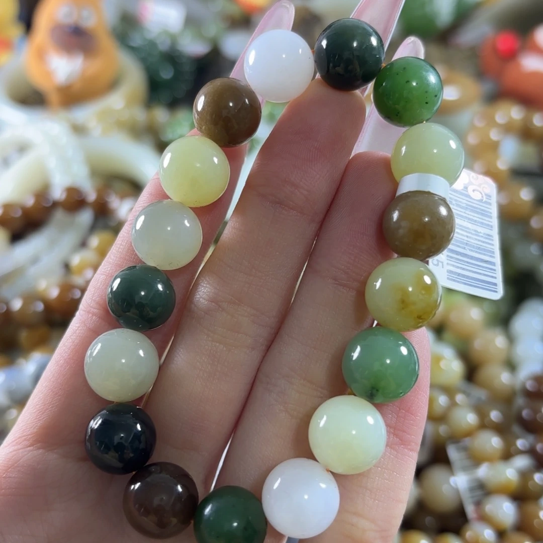 和田玉未镶嵌手链118