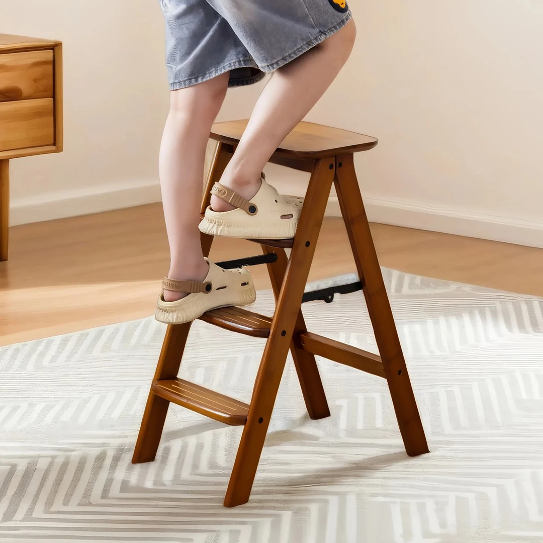 可折叠多功能梯凳家用登高板凳台阶垫脚凳便携式小梯子厨房高脚凳