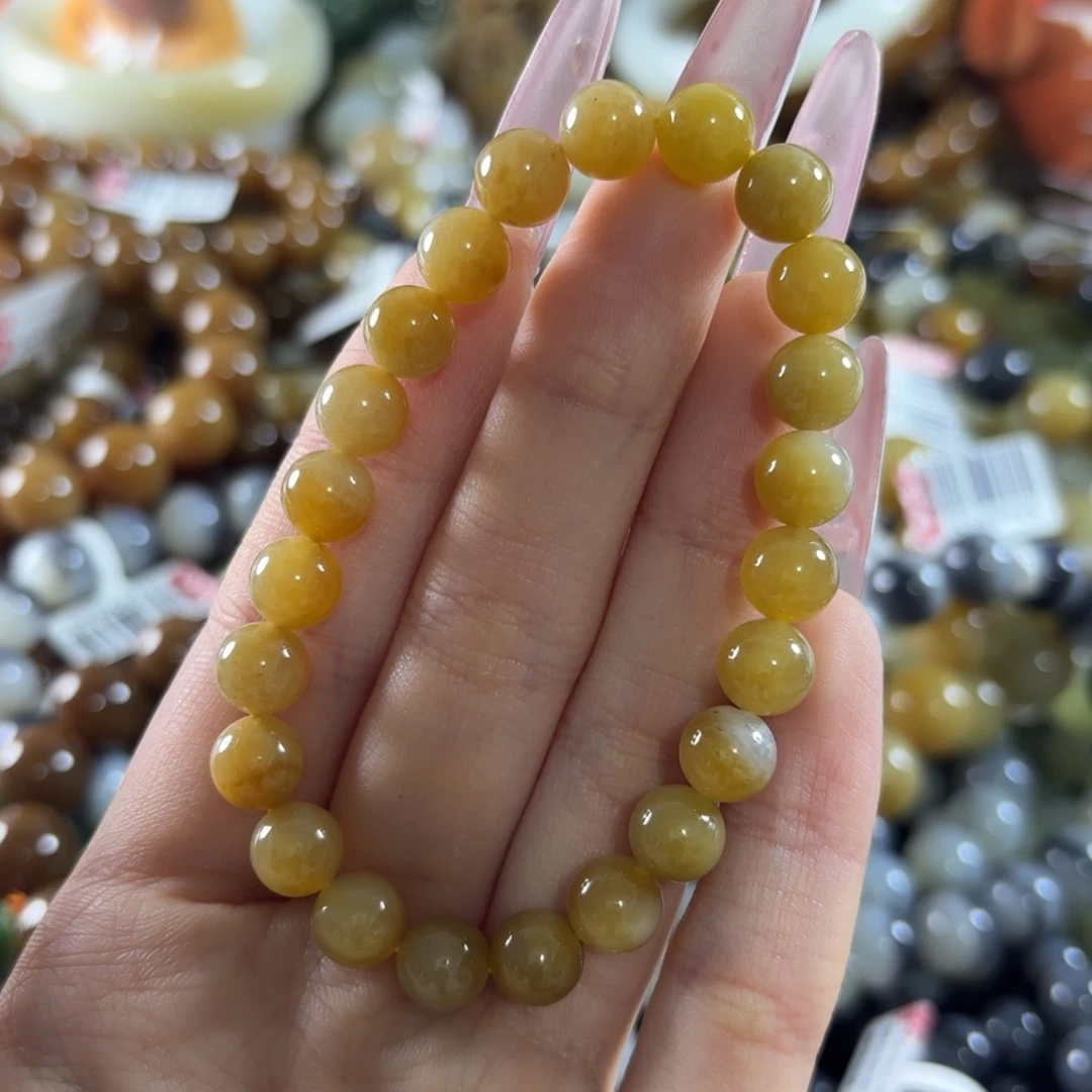 和田玉未镶嵌手链85