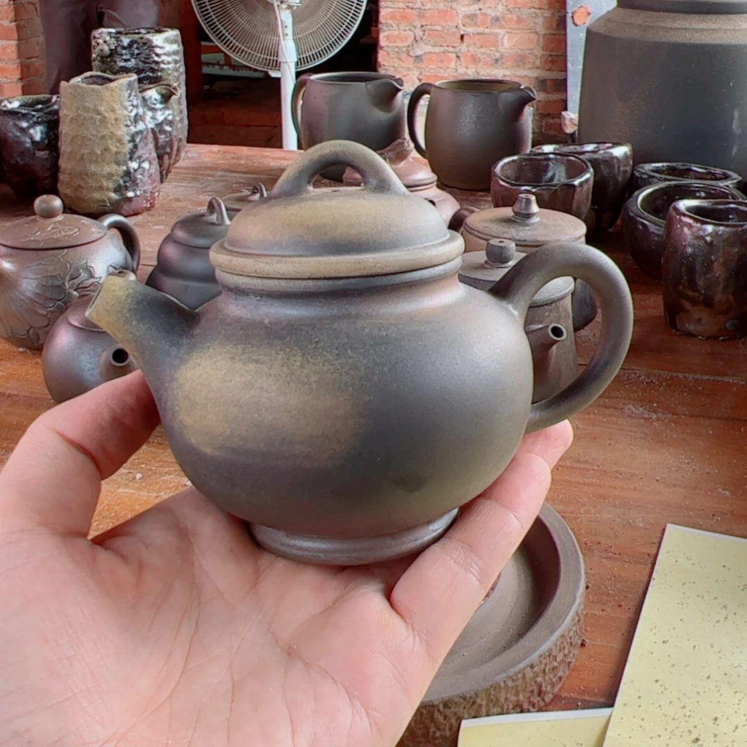 坭兴陶贵台龙窑柴烧茶器A215