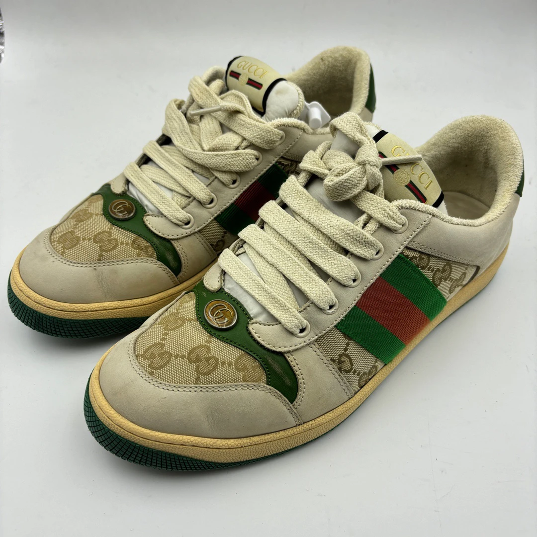 95新 GUCCI/古驰 42码/gucci古驰脏脏板鞋/无盒/95新