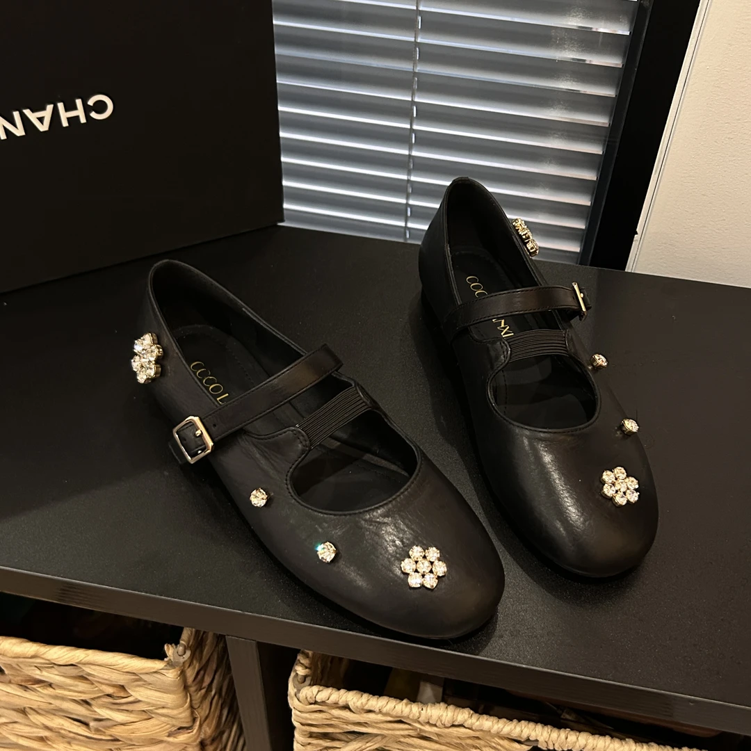 【晚风】时尚休闲女士复古玛丽珍低跟气质小单鞋25DX097LX