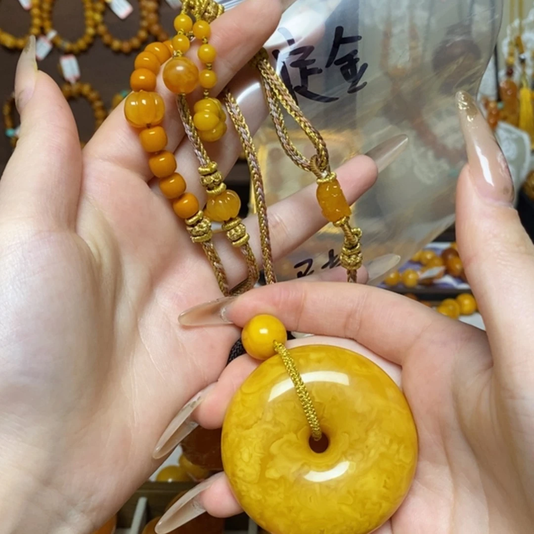 【闪购商品】蜜蜡颈饰未镶嵌定制定金