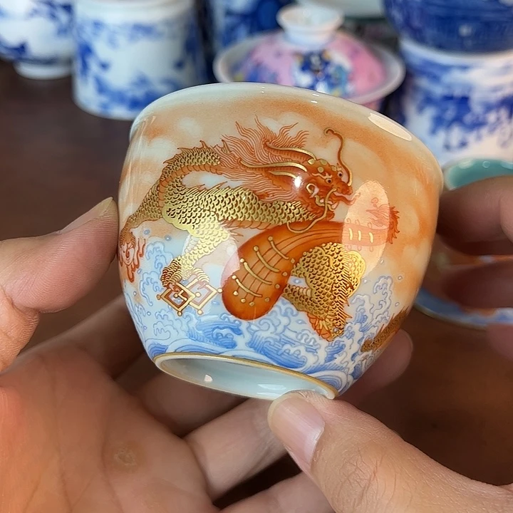 九****瓷片景德镇全手工手绘陶瓷